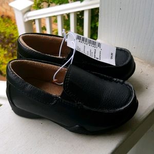 Black loafers